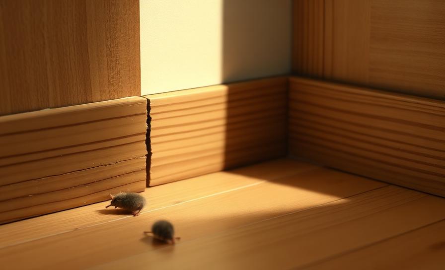 Signs of mice in a home